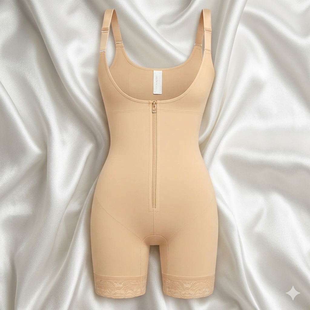KIMM — Steel Zip Sculpt Bodysuit
