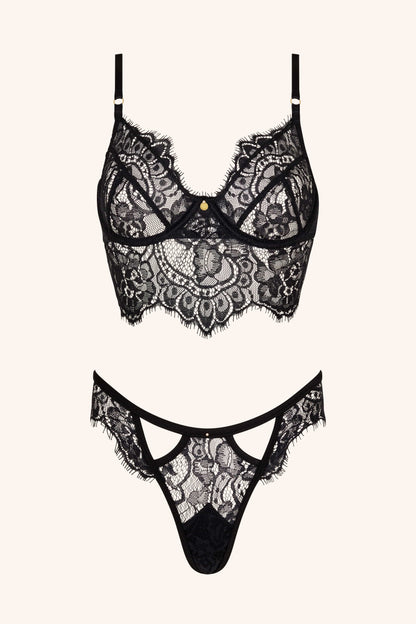 EMELIA – Emerald Green Lace BH