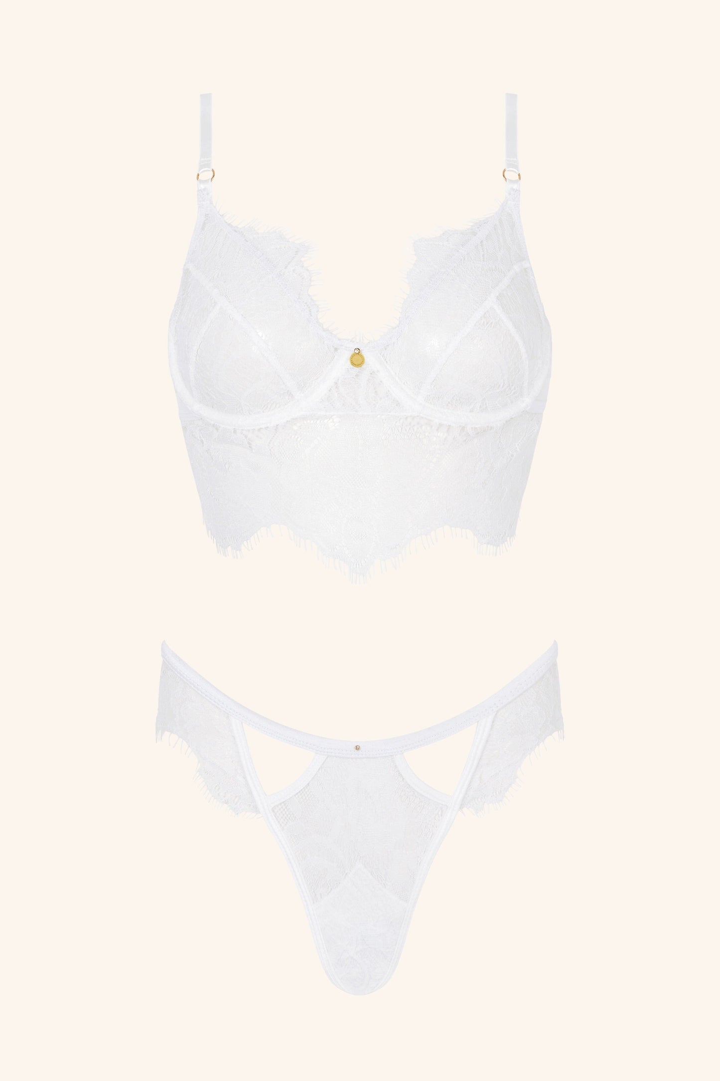 VALENTINA – Rode Kant Longline BH