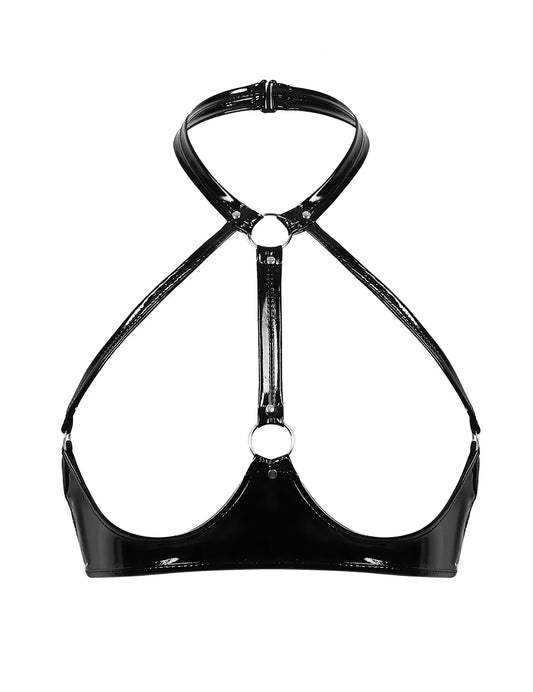 Lyra Latex Choker Bra