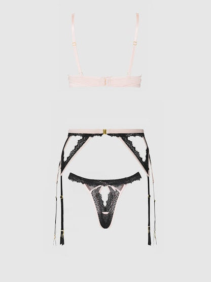 Jocelyn – luxe satijnen & kanten push-up lingerieset