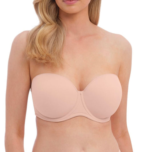 Aura – Strapless Voorgevormde Beugelbeha in Natural Beige
