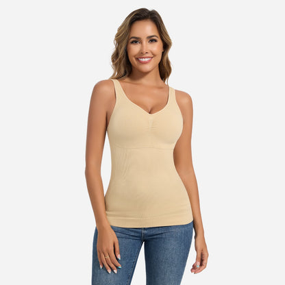 FYNRA – Naadloze Shapewear Halter Top - LivingCurves Zwart / S