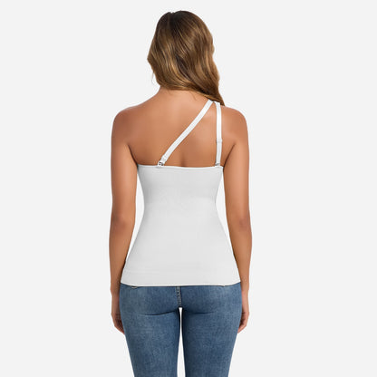 FYNRA – Naadloze Shapewear Halter Top - LivingCurves Zwart / S