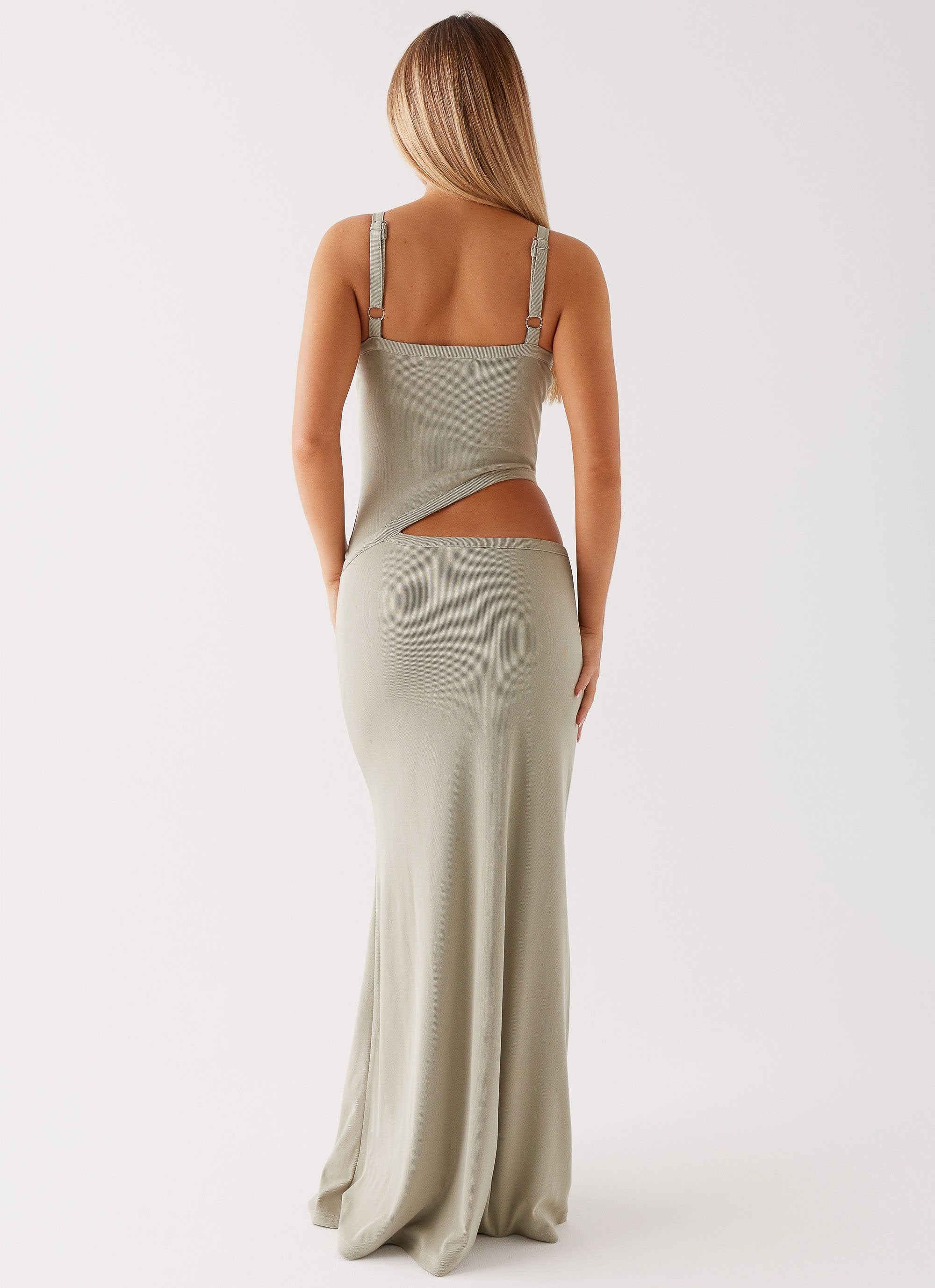Maxi Jurk Dames – Open Rug met Strik Zomerjurk