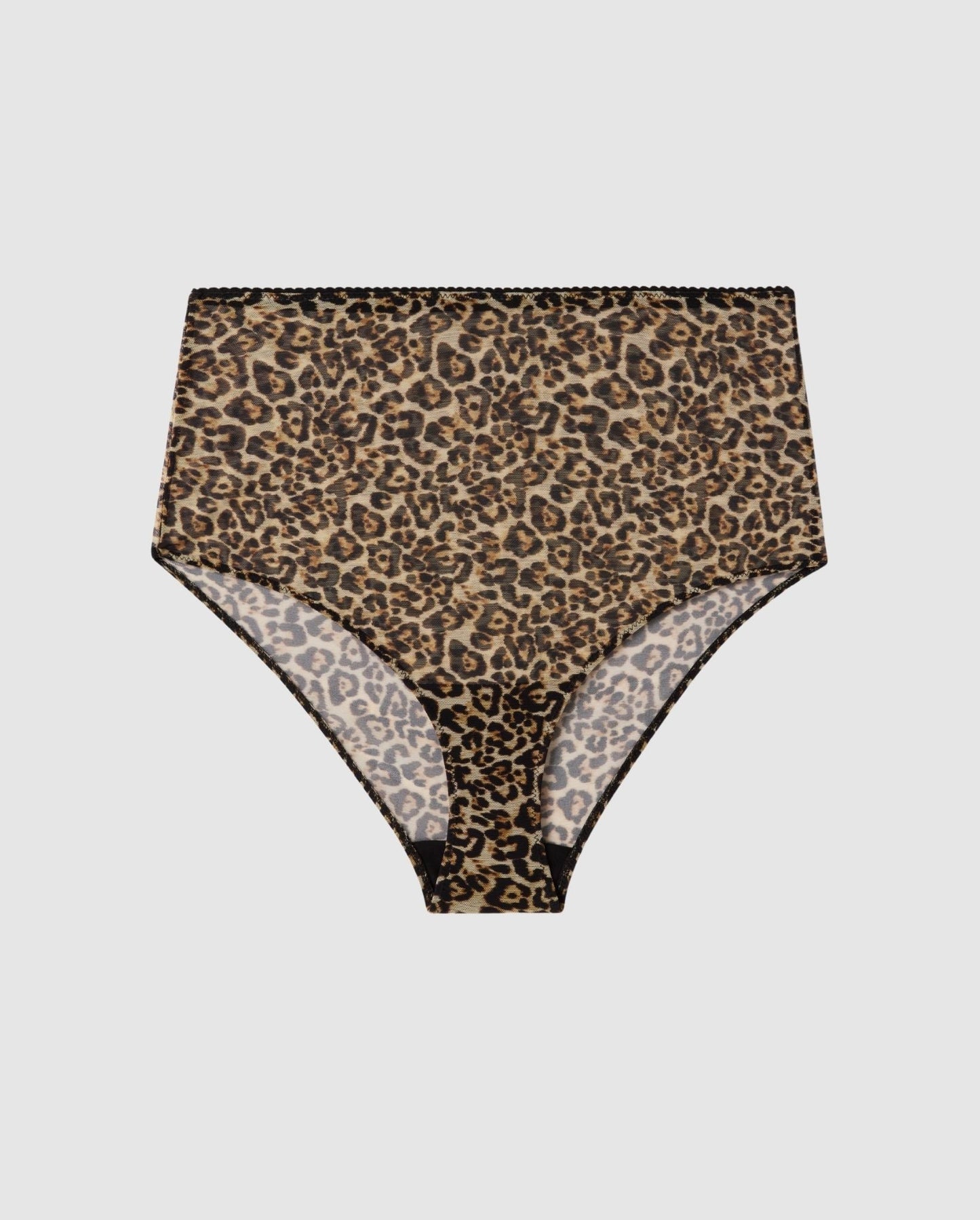 SAVINA – Leopard Lace Plunge Bralette