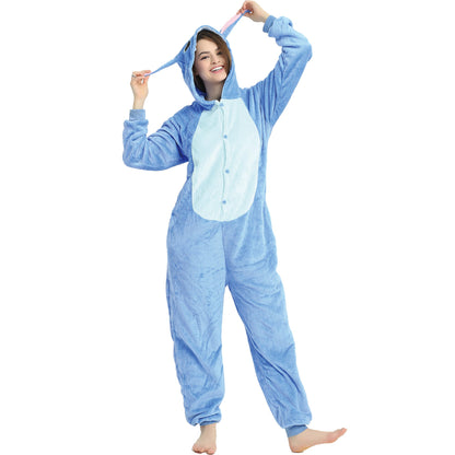 Lilo & Stitch Onesie | Stitch Pak | Kostuum | Pyjama | Voor Volwassenen