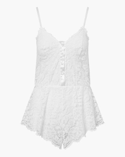 MAGNO – Luxe Eyelash Lace Romper
