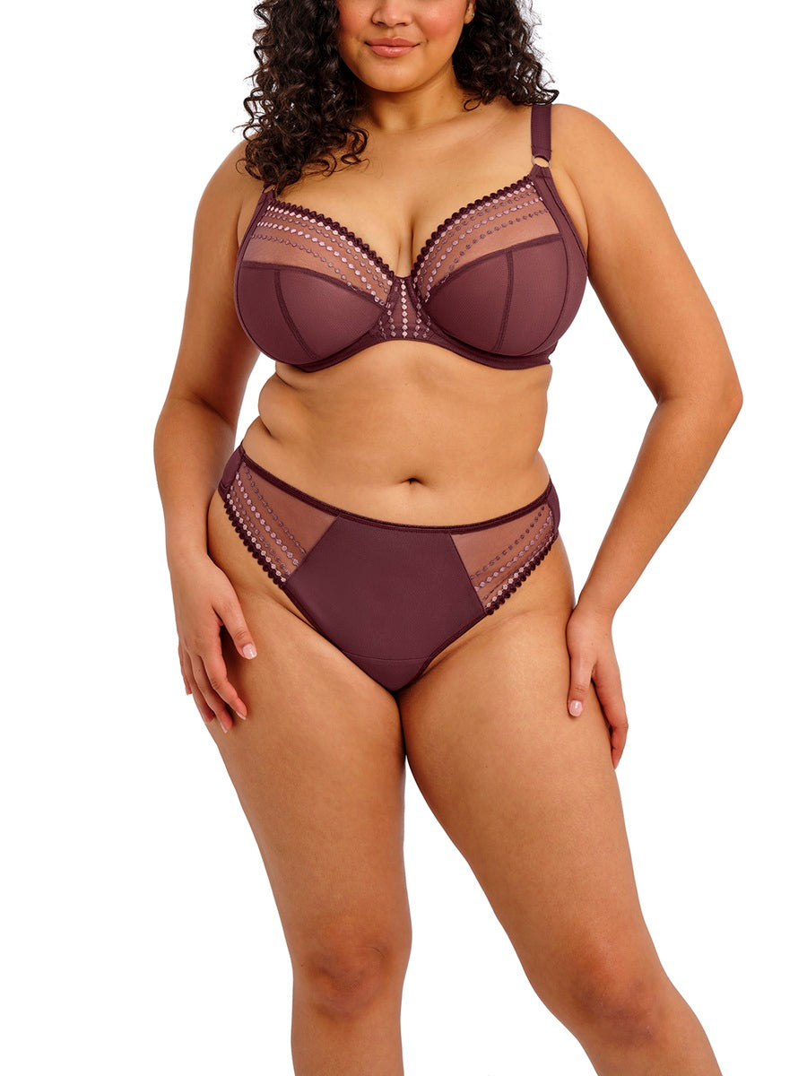 Elomi Matilda Sugarplum Thong Panty 8907