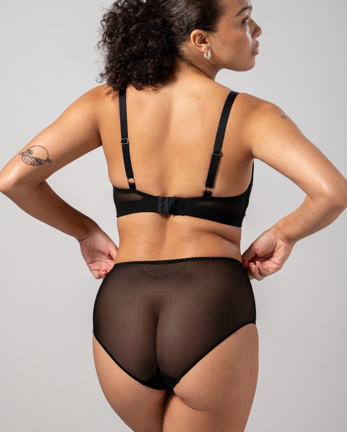 ZELIA – Mesh Highwaist Slip Zwart