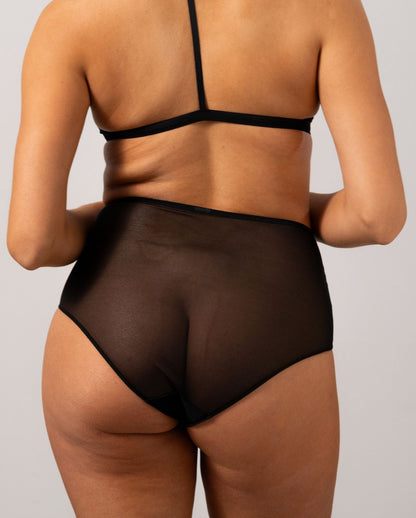 ZELIA – Mesh Highwaist Slip Zwart
