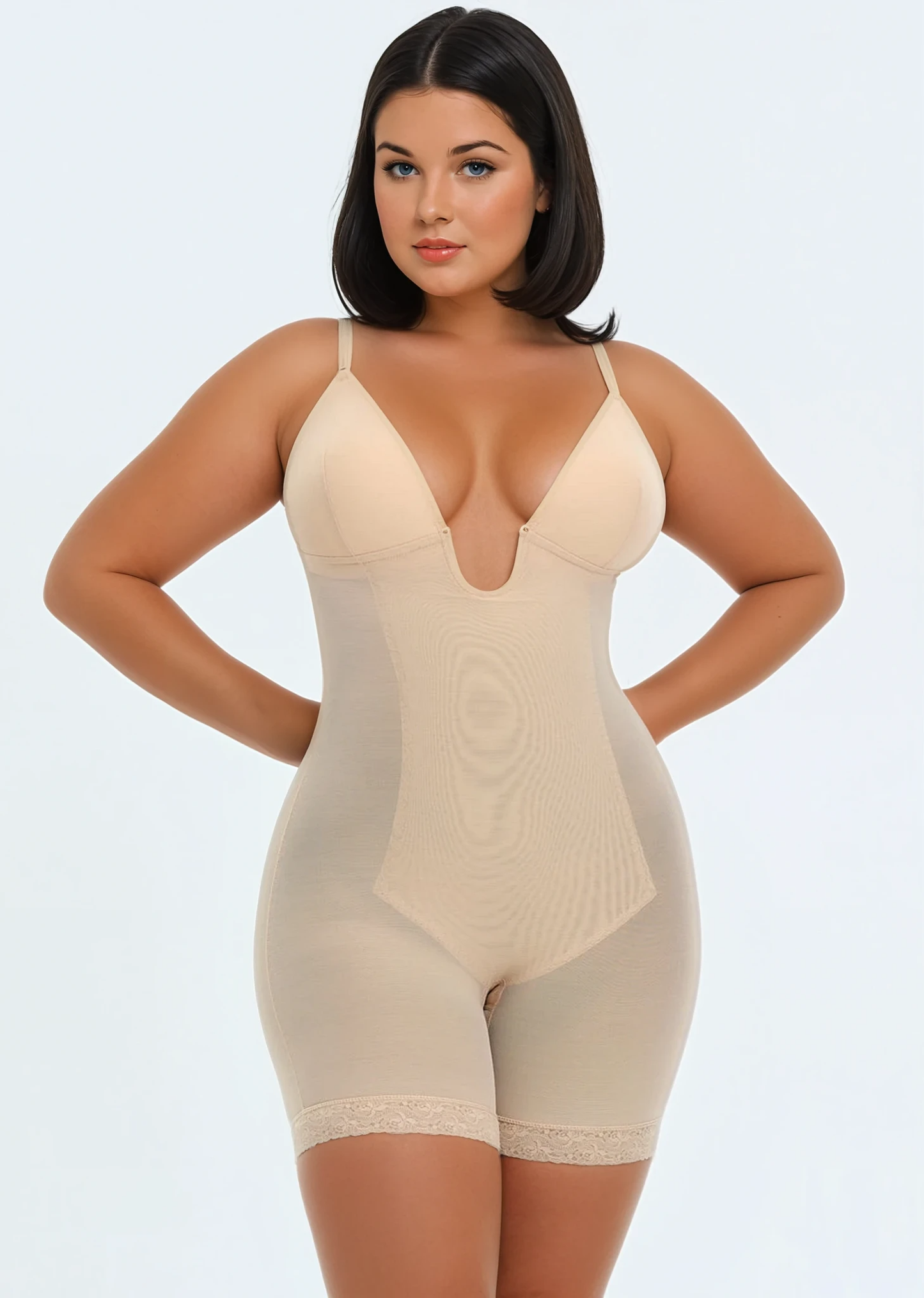 AVIRA – BraSculpt Bodysuit - LivingCurves Beige / S