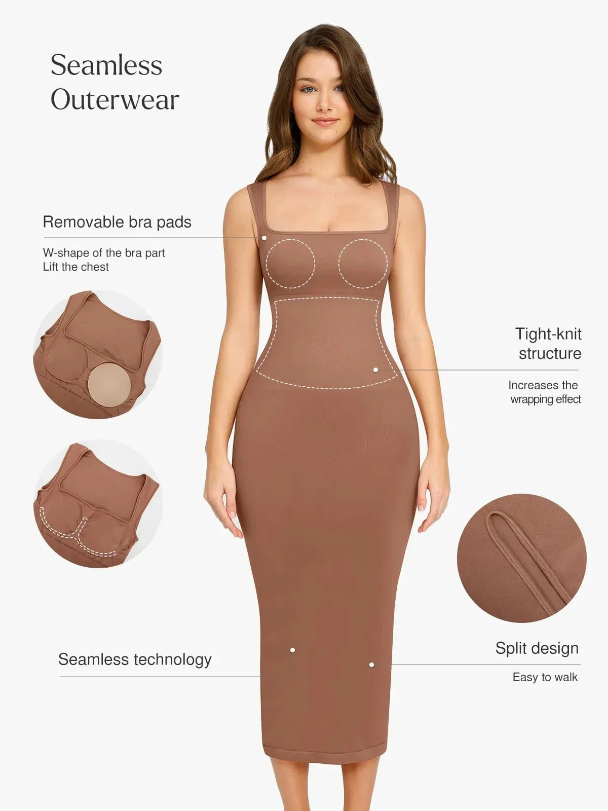 ELLA – Naadloze Slimming Jurk