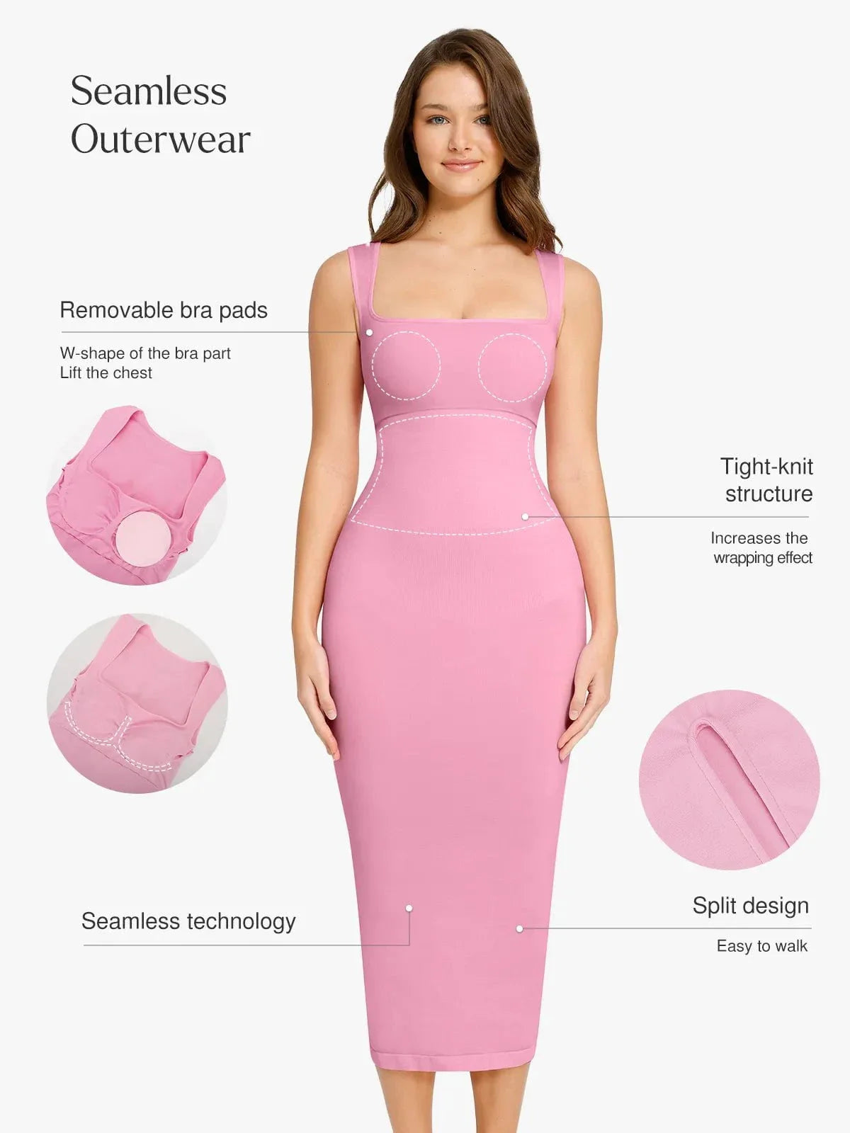 ELLA – Naadloze Slimming Jurk