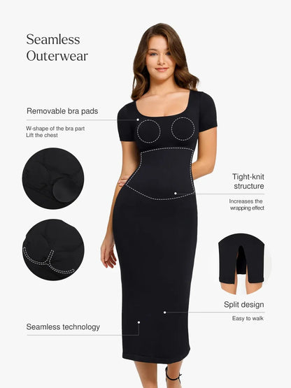NERIA – Eco Shaping Midi Dress
