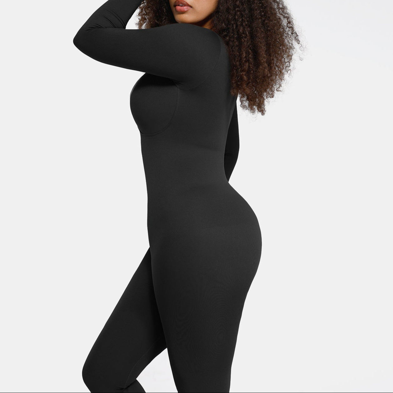 IORAH – Naadloze Slimming V Catsuit - LivingCurves Bruin / XS/S