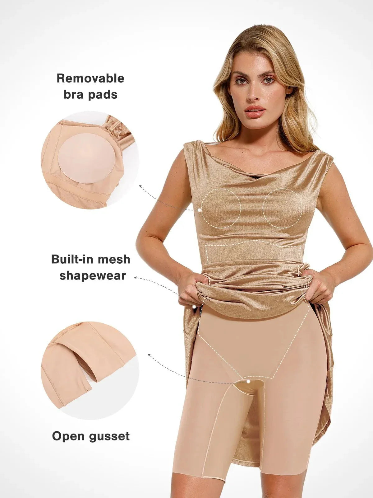 MIRA – Sculpting Mermaid Jurk - LivingCurves Groen / XS