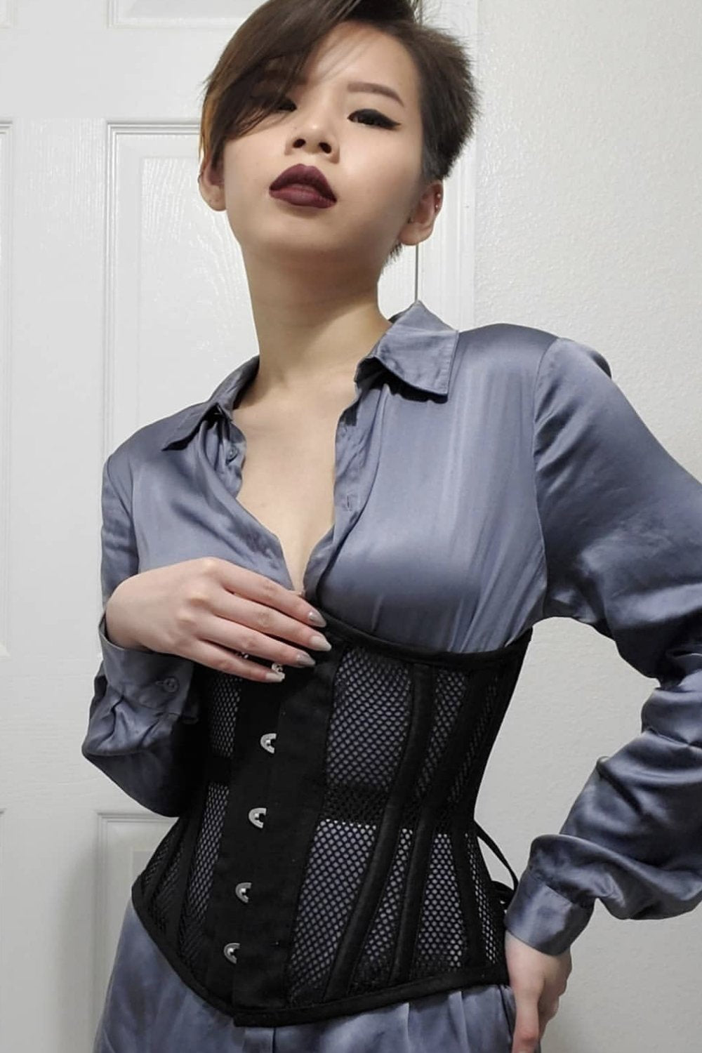NÉLA – Brocade Overbust Corset