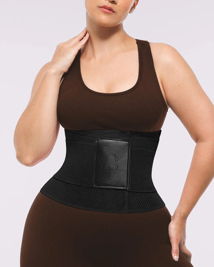 NOXA – Latex Waist Trainer met Drie Banden - LivingCurves Waist Trainer Zwart / S