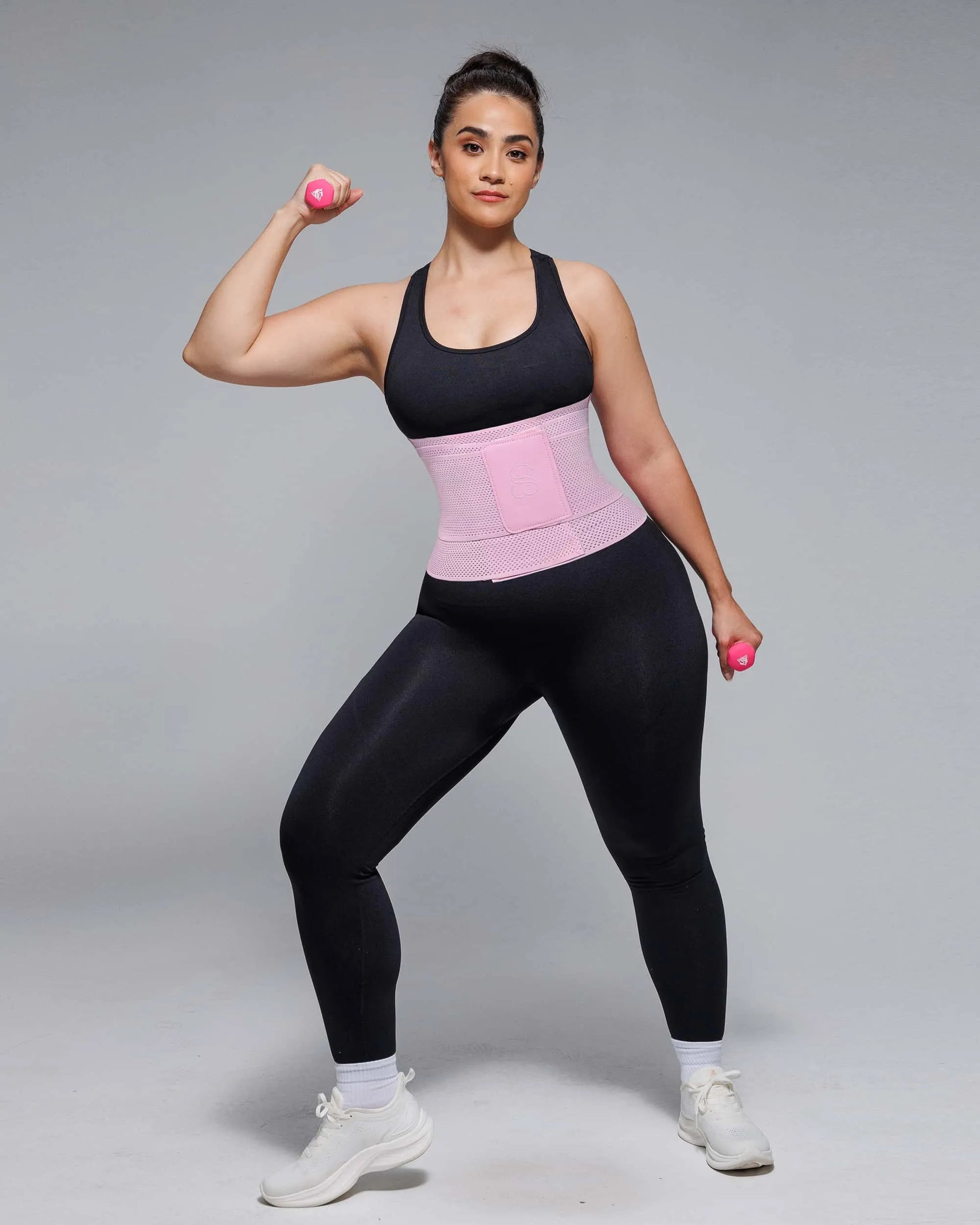 NOXA – Latex Waist Trainer met Drie Banden - LivingCurves Waist Trainer Beige / S