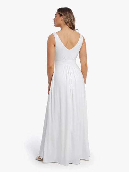 AVA – Deep V Goddess Maxi Dress