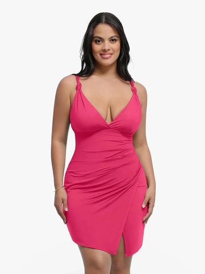 ARIA – Sculpting Side Slit Mini Dress