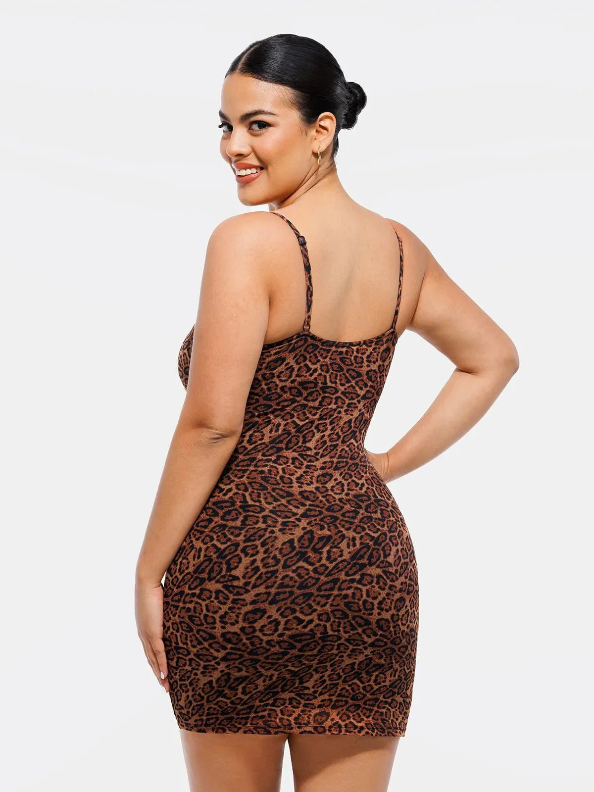 ZERENA – Shaping Mesh Slip Dress
