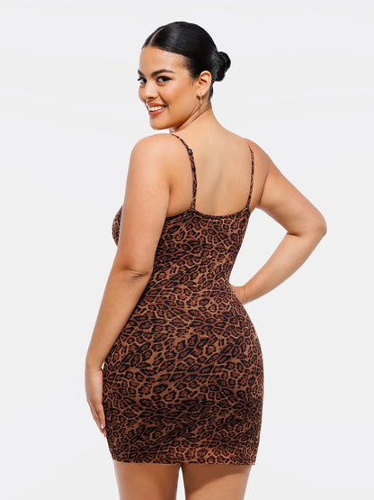 ZERENA – Shaping Mesh Slip Dress