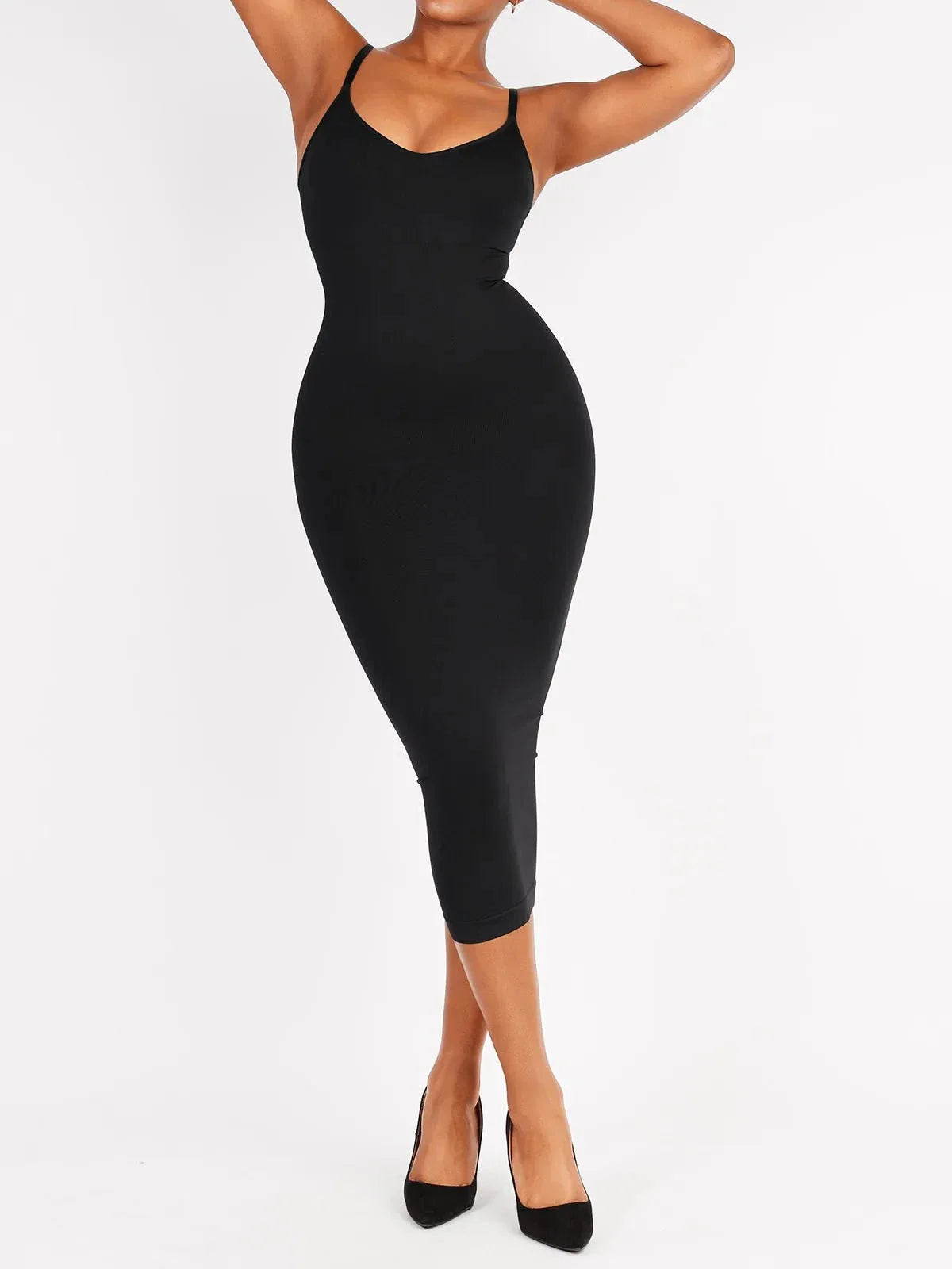 LIRIA – Eco Shaping V-Neck Dress