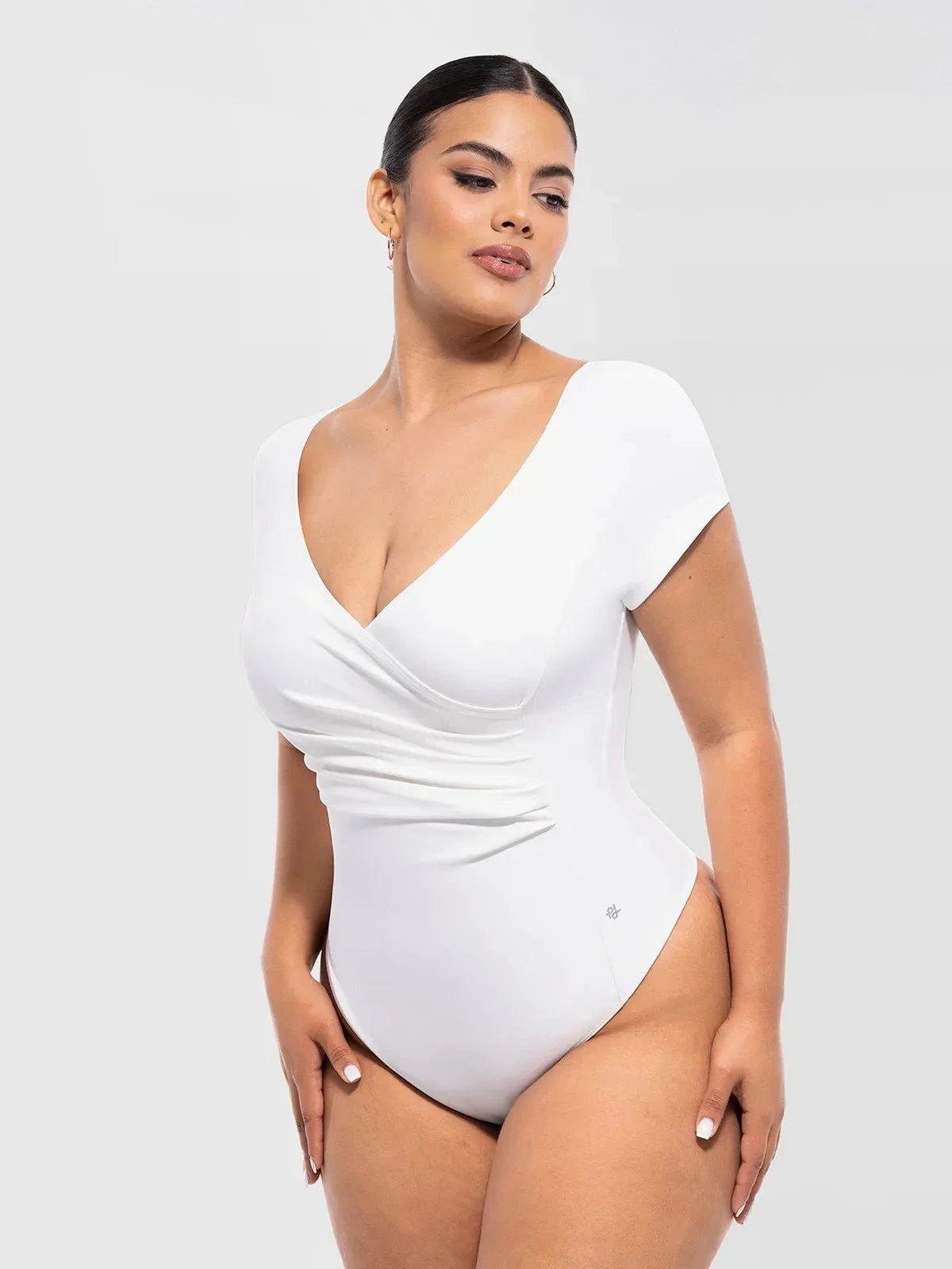 ISOLA – Bodysuit met Peach Heart Halslijn - LivingCurves Zwart / XS