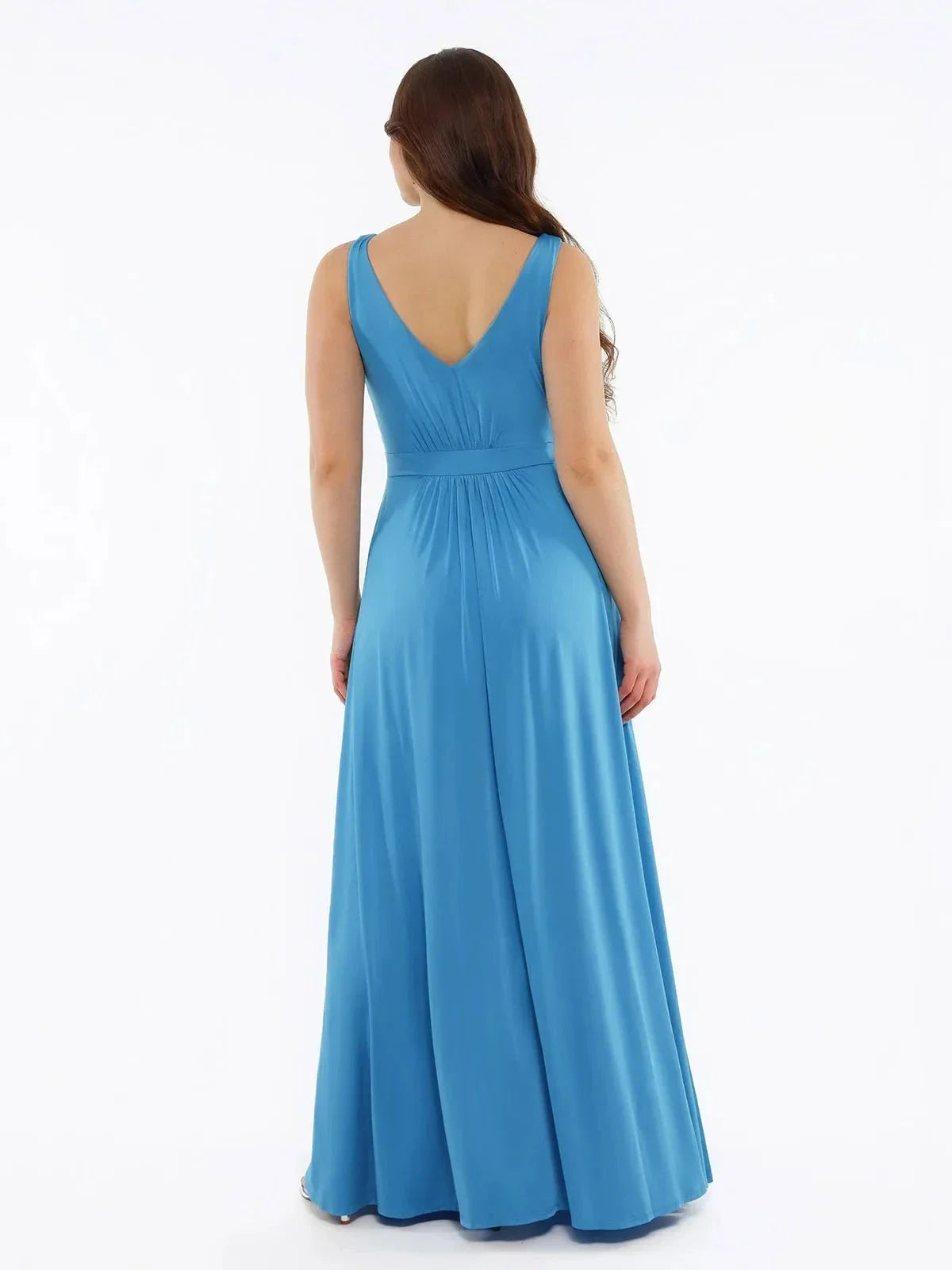 AVA – Deep V Goddess Maxi Dress