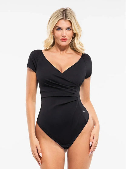 ISOLA – Bodysuit met Peach Heart Halslijn - LivingCurves Zwart / XS