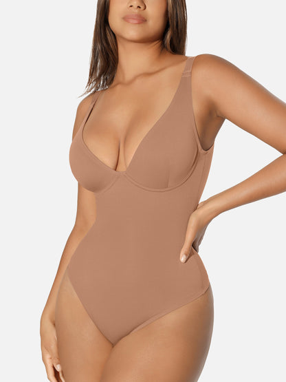 LIVC – V-Neck Tummy Control Shaping Bodysuit | Naadloze Comfort Body met Shaping Effect & Elegante Pasvorm