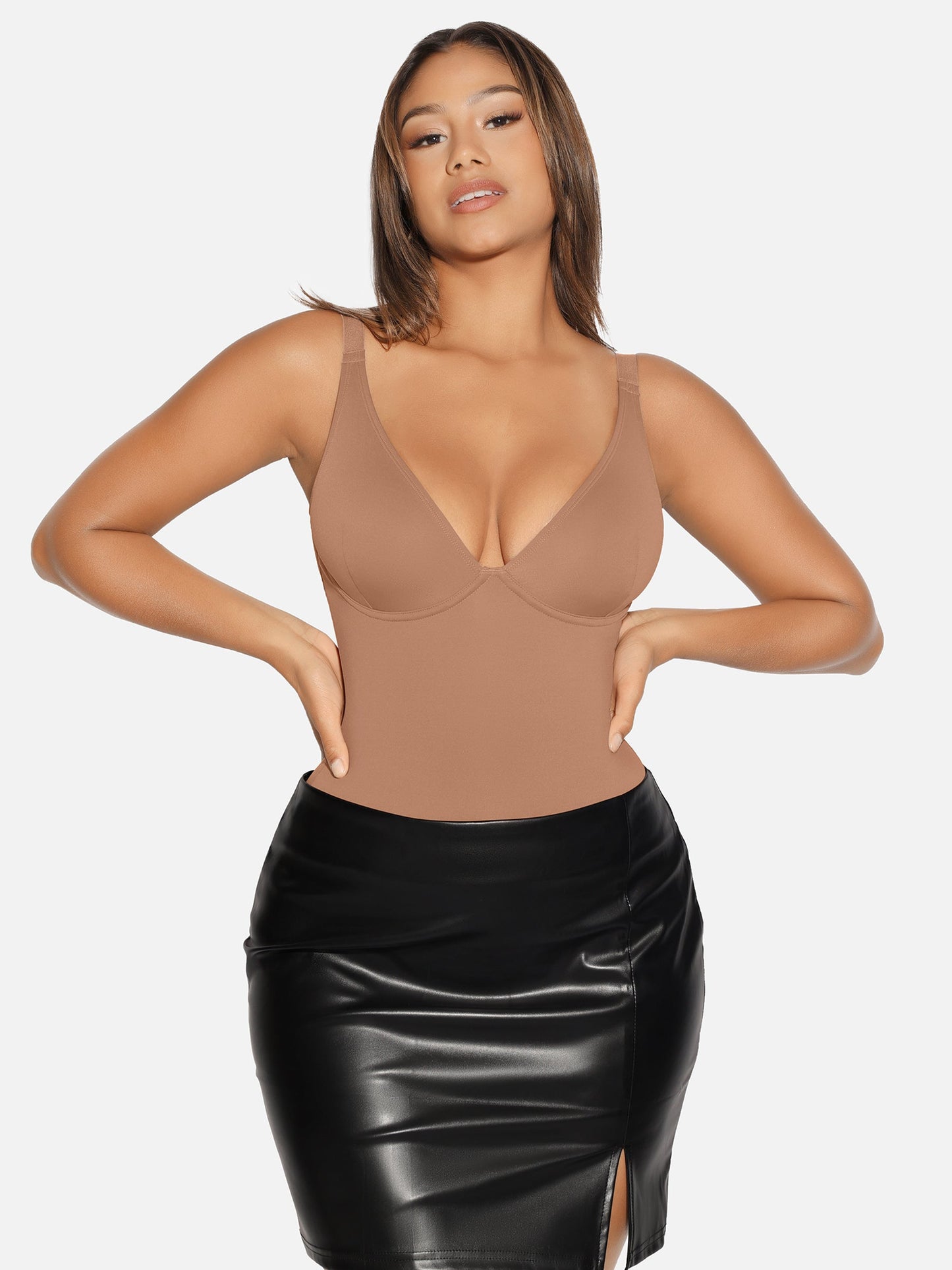 LIVC – V-Neck Tummy Control Shaping Bodysuit | Naadloze Comfort Body met Shaping Effect & Elegante Pasvorm