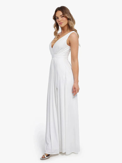 AVA – Deep V Goddess Maxi Dress