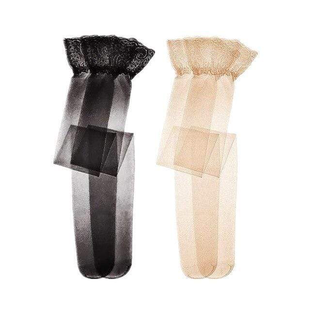 Éclat Duo Transparante Kousen –  2 Keer luxe Hold-Ups voor Elegante Benen