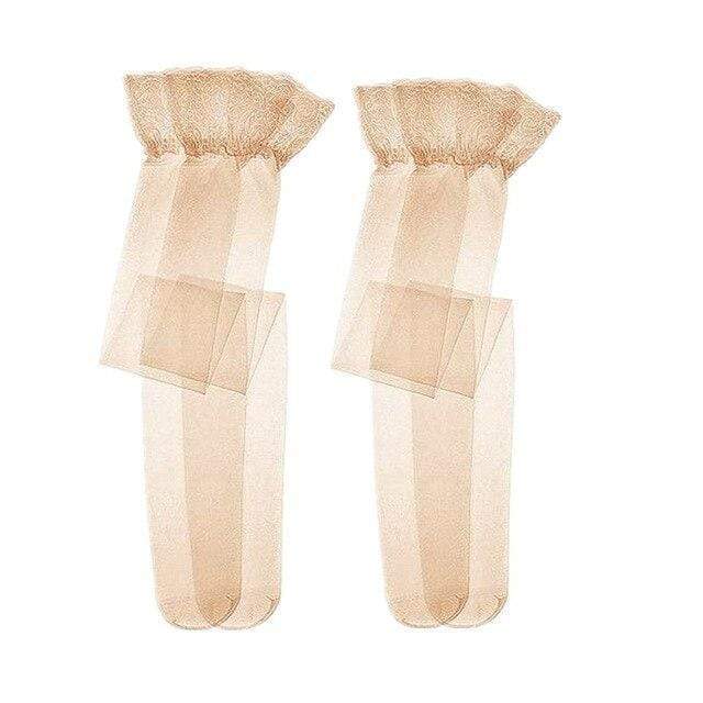 Éclat Duo Transparante Kousen –  2 Keer luxe Hold-Ups voor Elegante Benen
