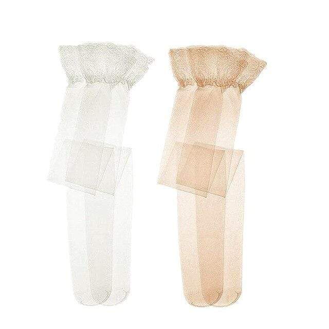 Éclat Duo Transparante Kousen –  2 Keer luxe Hold-Ups voor Elegante Benen