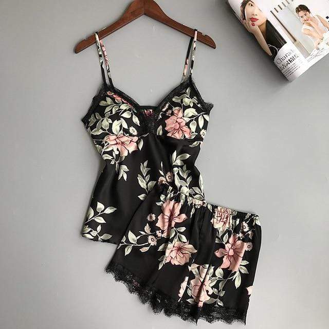 FLORA - Lace Pyjama Set