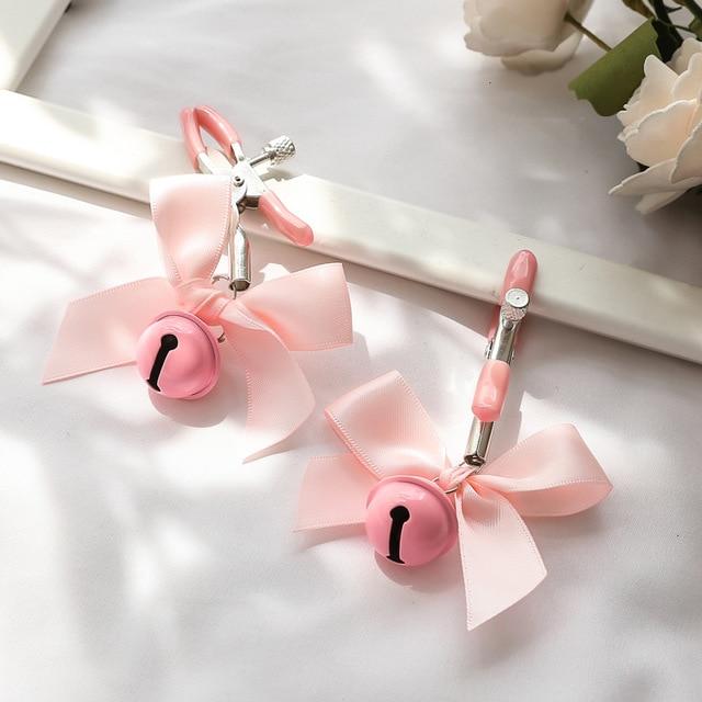 Bell nipple toy – zachte tepelaccessoires met metalen accent