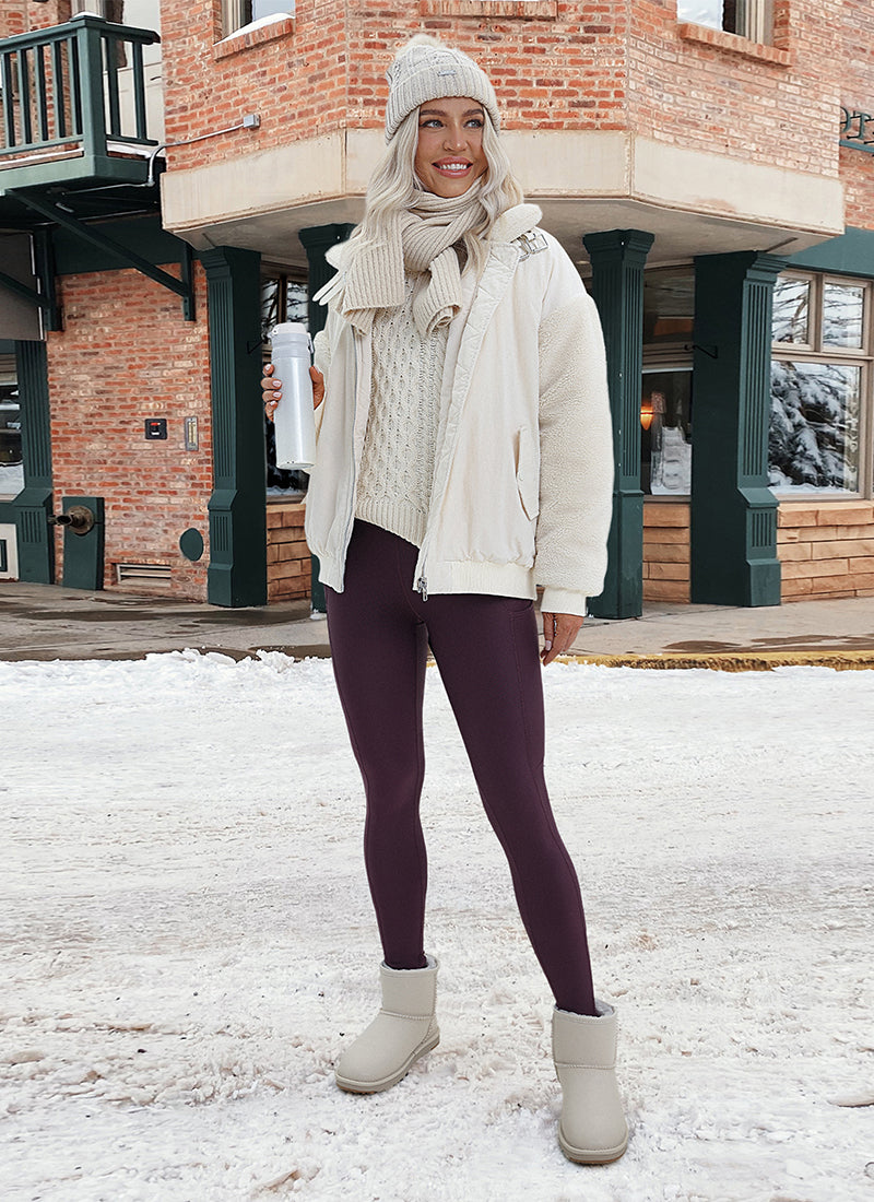 R447 – Fleece Lined Pocket Legging
