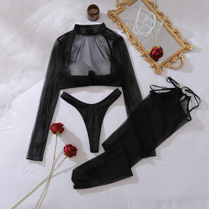 Bare Temptation Sheer 3-Piece Set