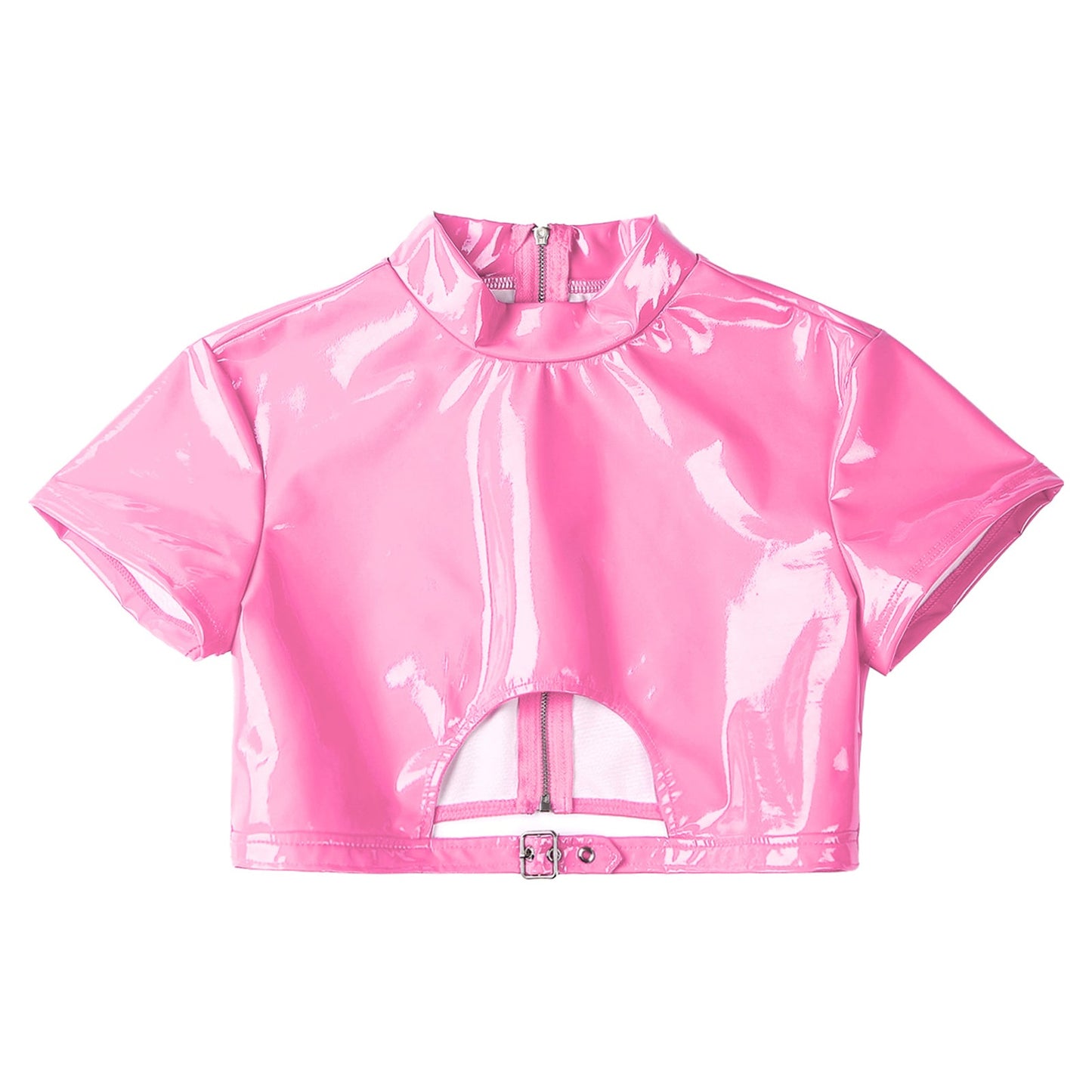 Lyra Short Sleeve Latex Top