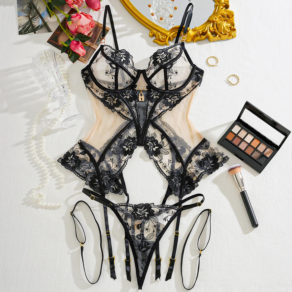 Élisea – Soft Lace Lingerie Set