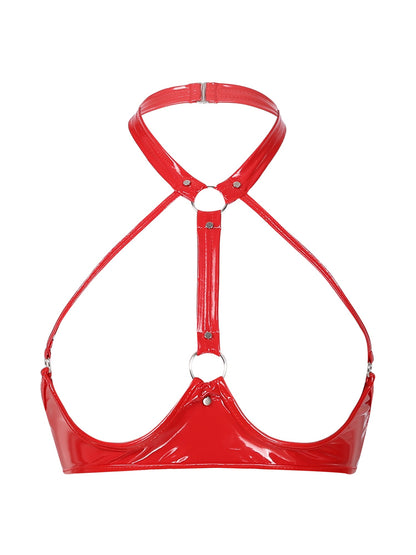 Lyra Latex Choker Bra