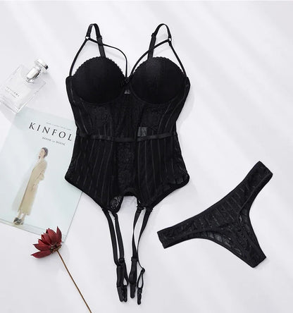 Lunavelle – Elegante lingerieset met zijdezachte luxe en verfijnd kant