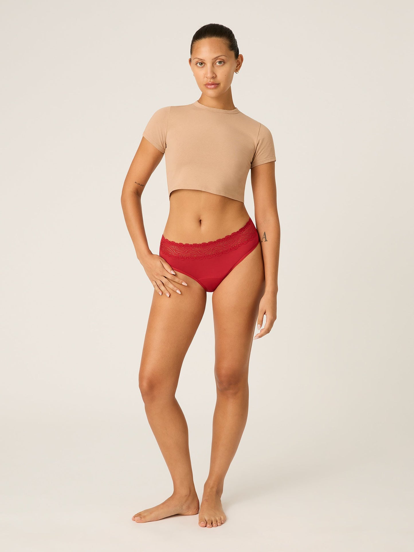ROUGE – High Waist Bikini Rouge Red - LivingCurves Underwear Rouge Red / 08/XS / Light