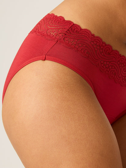 ROUGE – High Waist Bikini Rouge Red - LivingCurves Underwear Rouge Red / 08/XS / Light
