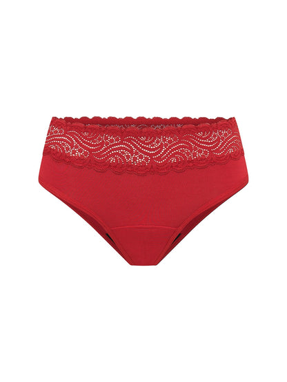 ROUGE – High Waist Bikini Rouge Red - LivingCurves Underwear Rouge Red / 08/XS / Light