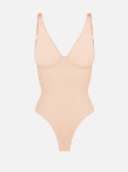LIVC – V-Neck Tummy Control Shaping Bodysuit | Naadloze Comfort Body met Shaping Effect & Elegante Pasvorm